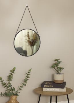 Artlink Ronde Spiegel Modern Zwart 41 cm 