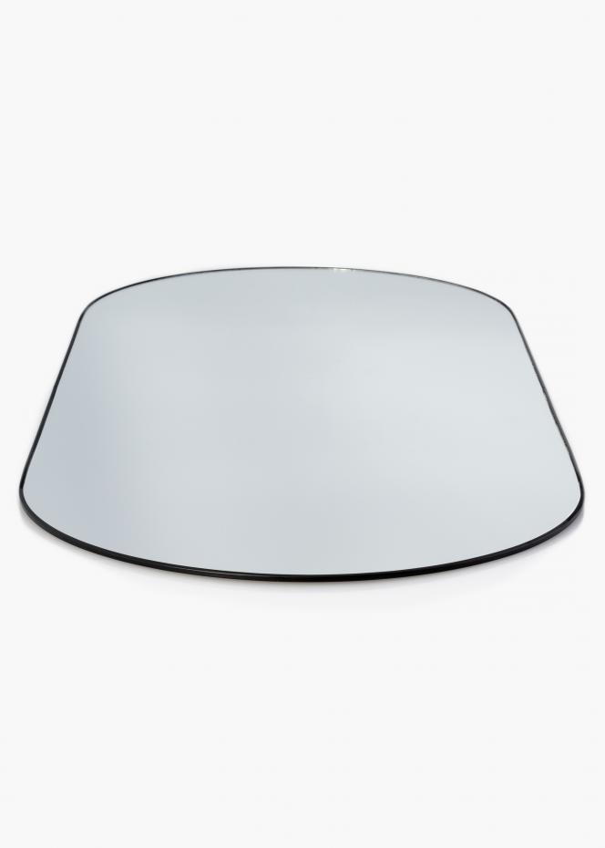 KAILA Oval Mirror Jersey - Thin Black 35x80 cm