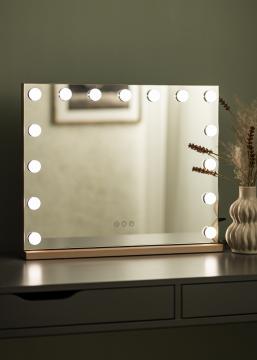KAILA KAILA Make-up spiegel Hollywood 15 Rosgoud 58x46 cm