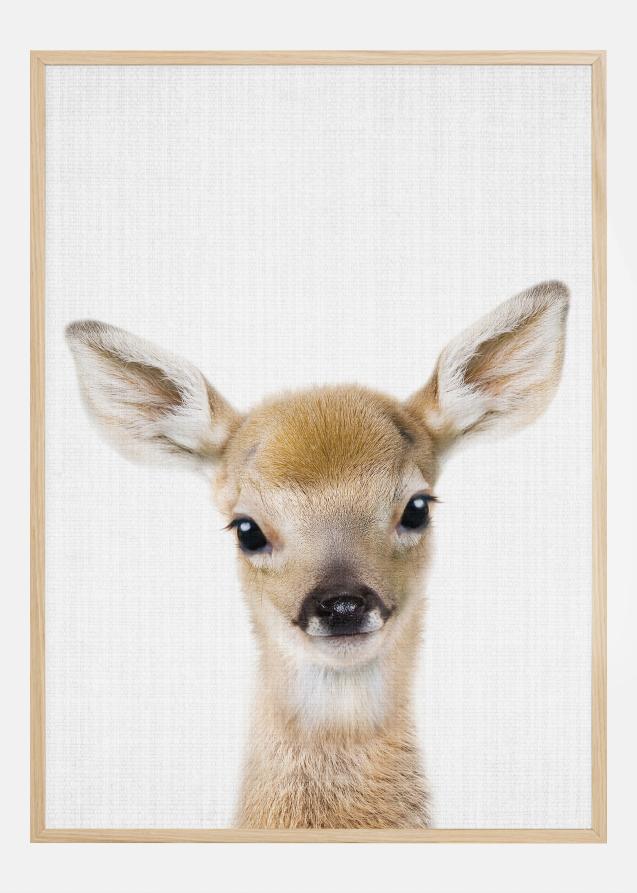 Bildverkstad Peekaboo Baby Deer Poster