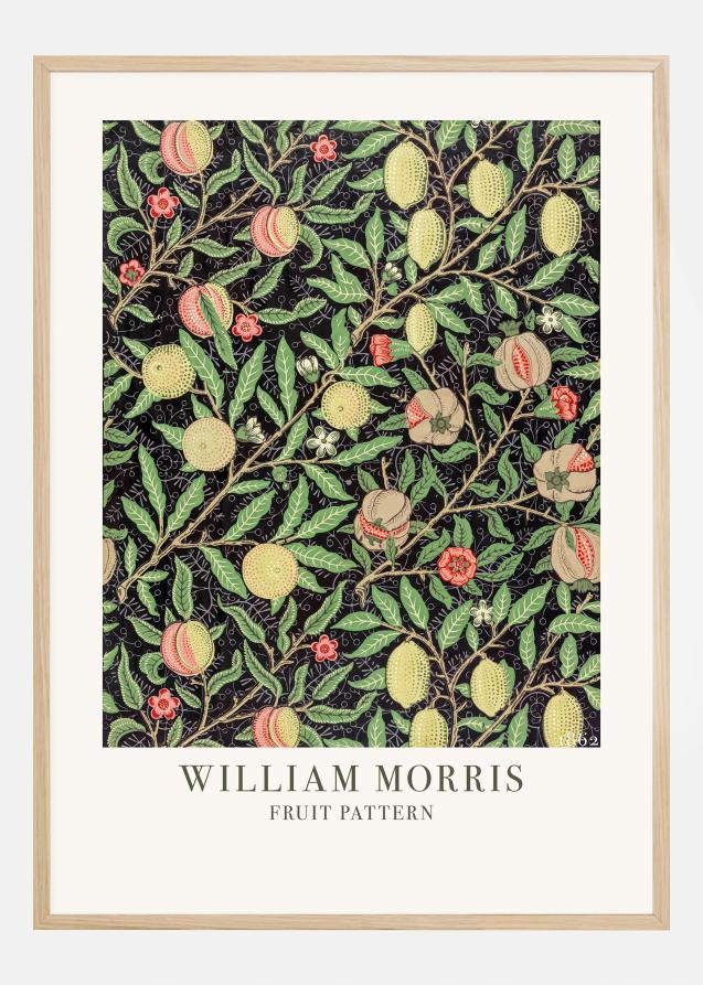 Bildverkstad William Morris - Fruit Pattern Poster