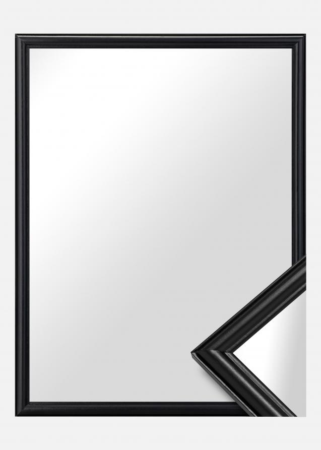 Spegelverkstad Spiegel Line Zwart - Eigen afmetingen
