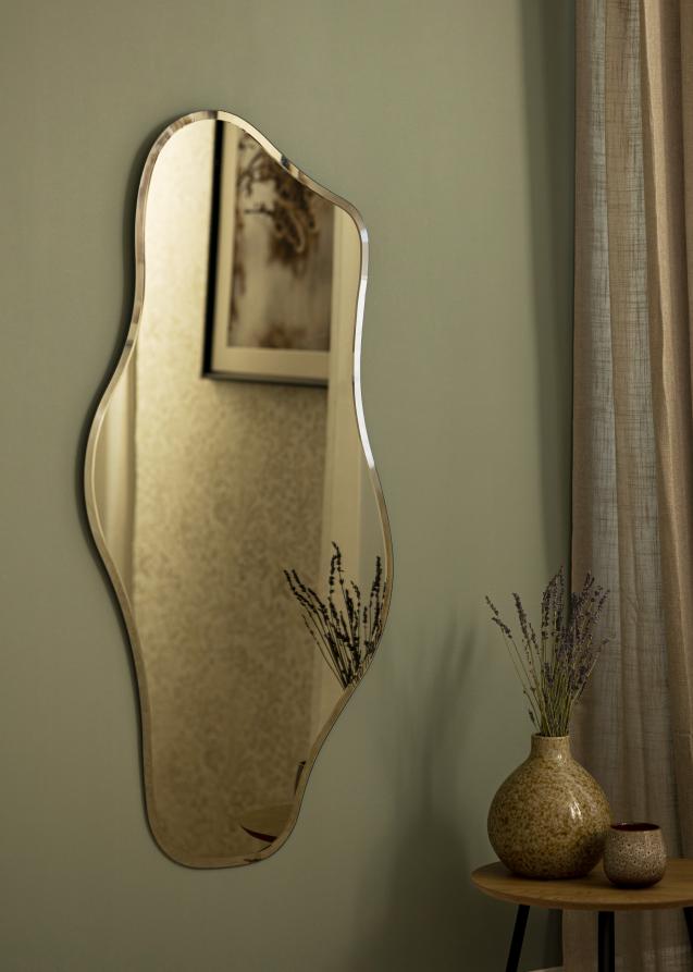 Incado Spiegel Wave Gold 55x110 cm