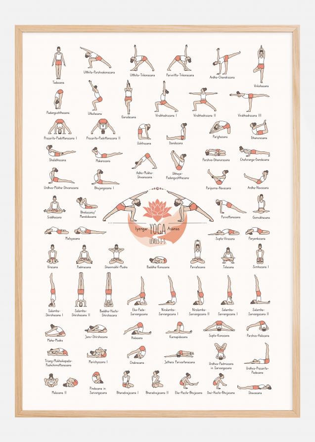 Bildverkstad Yoga in Colour l Poster
