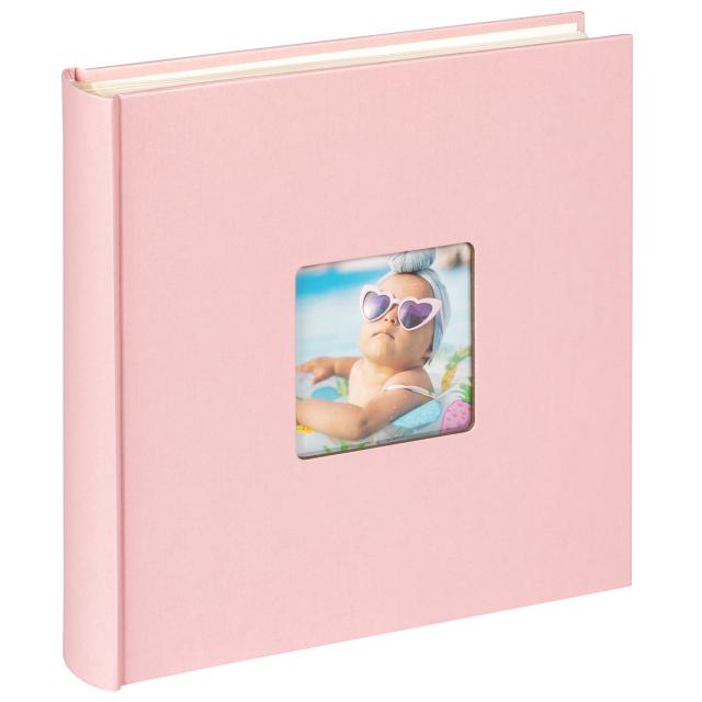 Walther Fun Babyalbum Roze - 30x30 cm (100 Witte zijden/50 bladen)