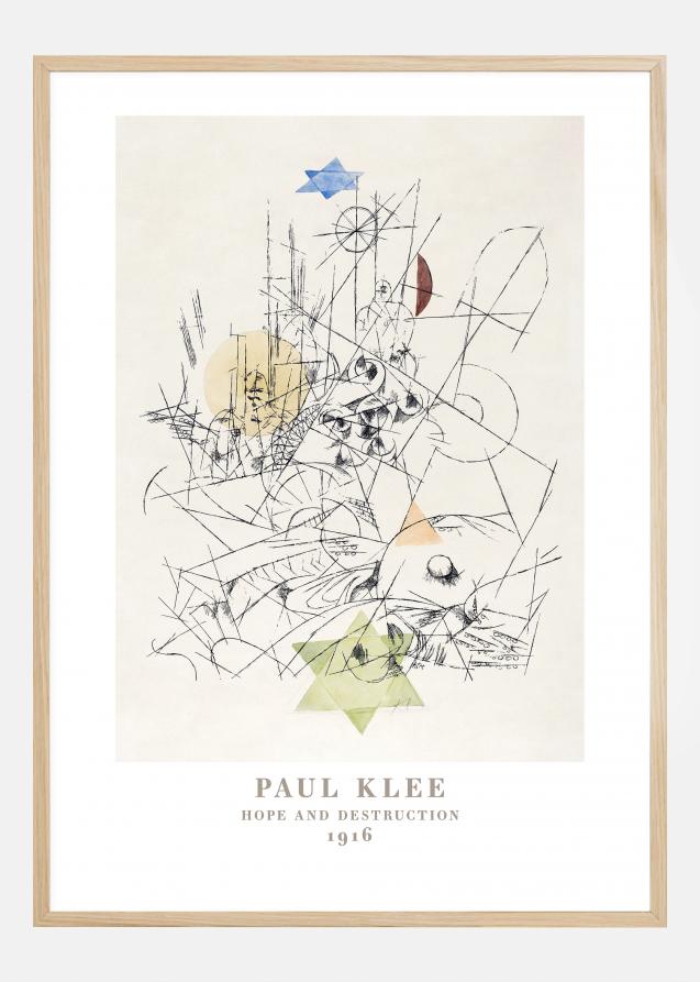Bildverkstad Paul Klee - Hope and Destruction 1916 Poster