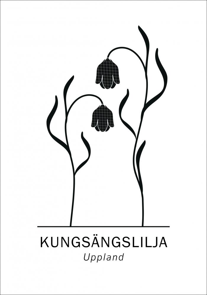 Bildverkstad Kungsngslilja - Uppland Poster