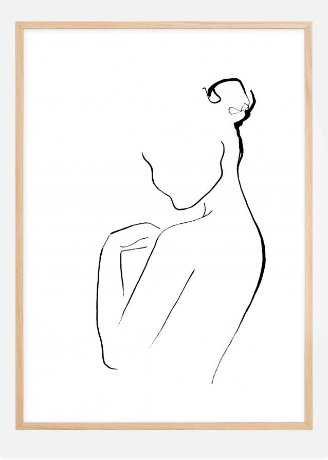 Bildverkstad Woman In Ink Poster