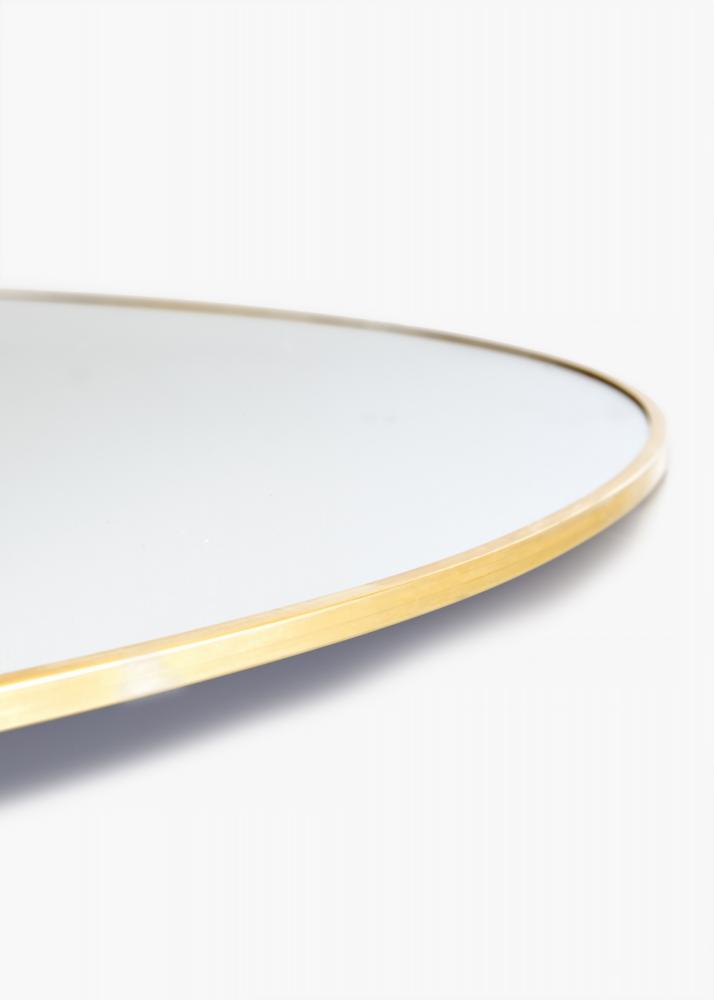 KAILA KAILA Round Mirror - Thin Brass 70 cm 