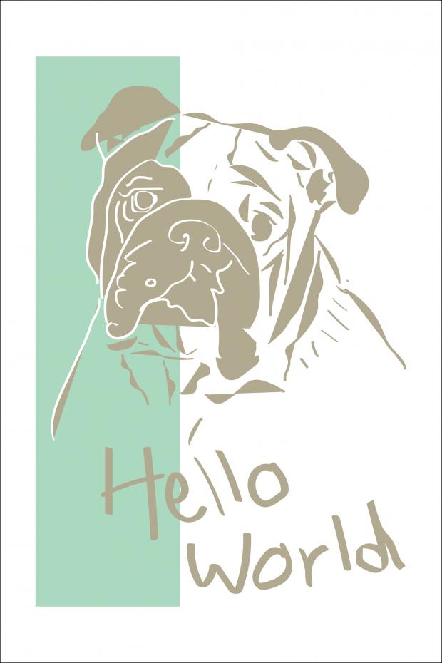 Bildverkstad Bulldog Poster