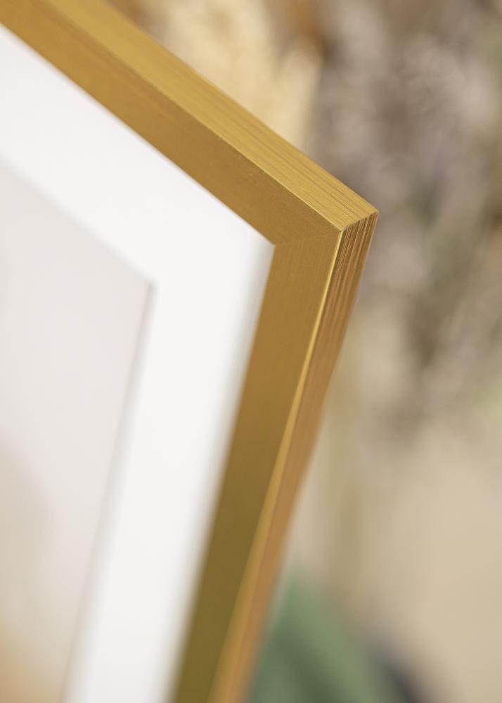 Galleri 1 Kader Gold Wood Acrylglas 40x40 cm