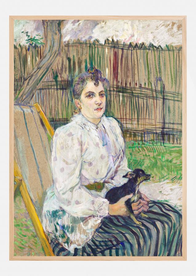 Bildverkstad Lady With a Dog (1891) Poster