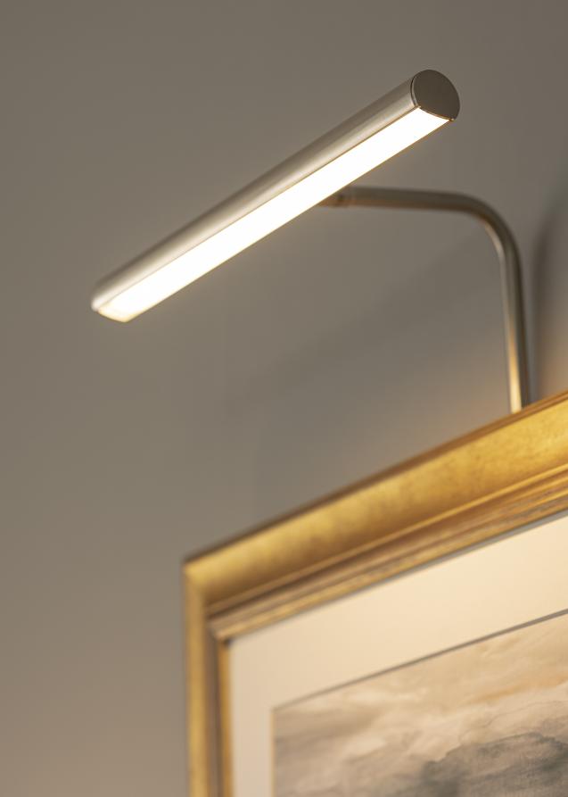 Texa Design Artist LED 30 cm voor lijstbreedte 60-80 cm schilderijverlichting - Nikkel