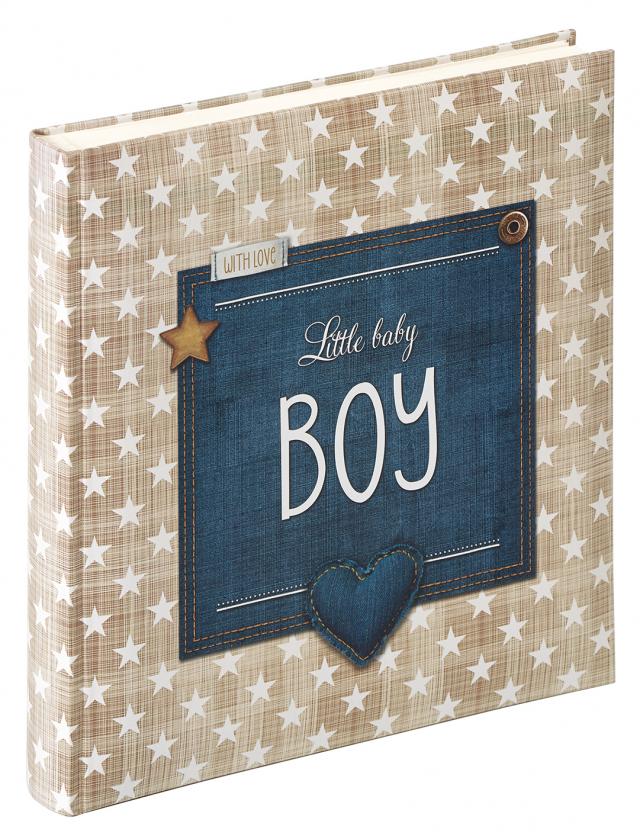 Walther Little Babyalbum Boy Blauw - 28x30,5 cm (50 Witte zijden / 25 bladen)