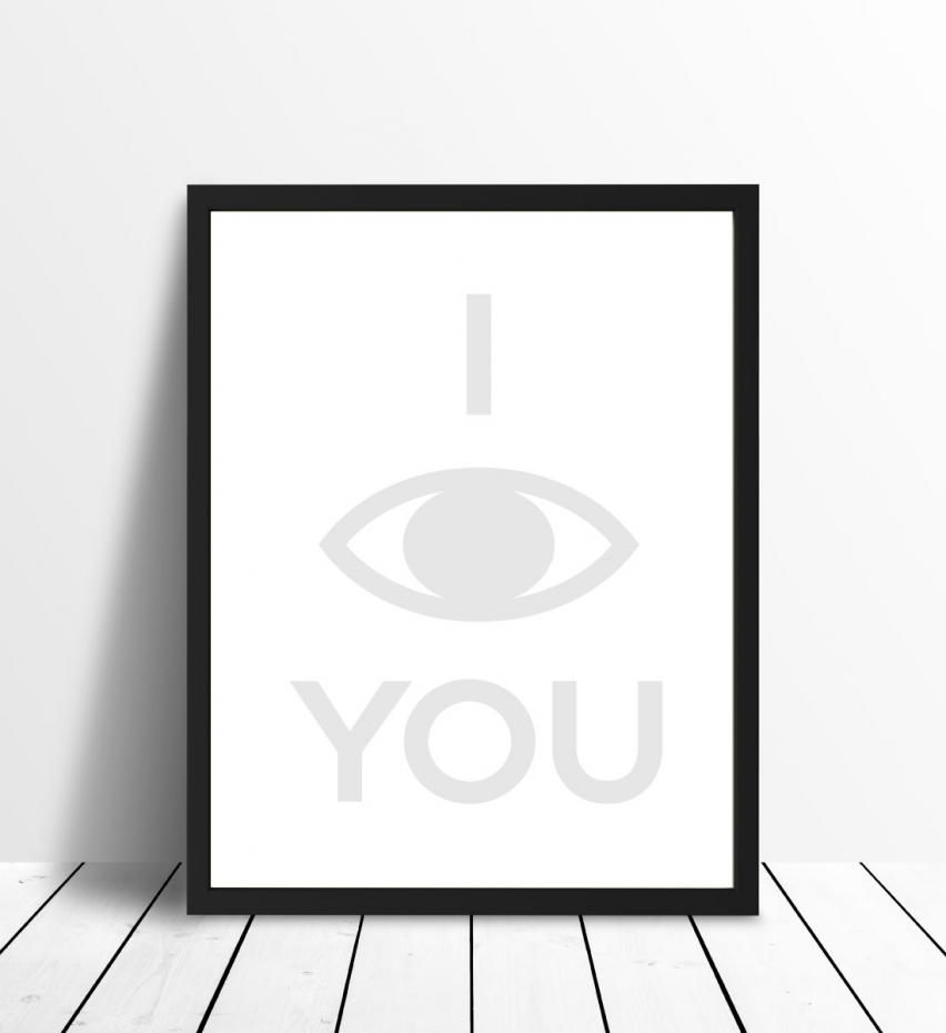 Malimi Posters I see you - Grey