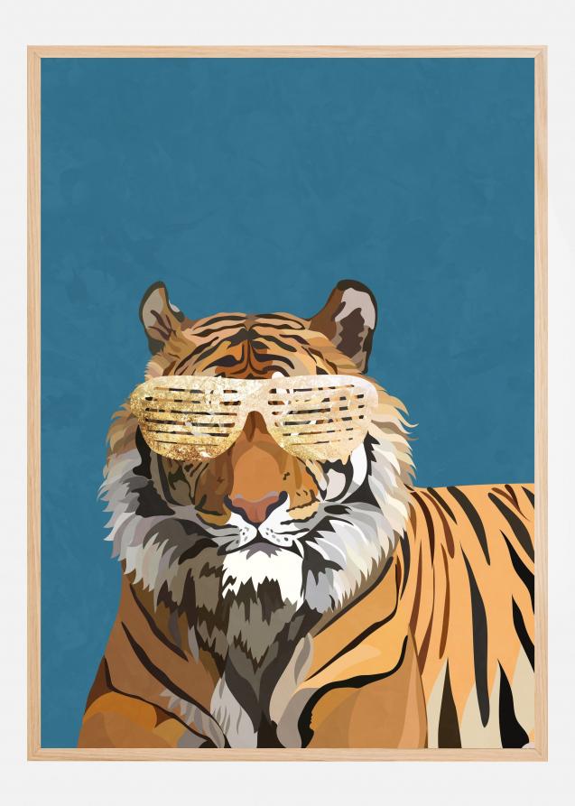 Bildverkstad Hip Hop Tiger Poster