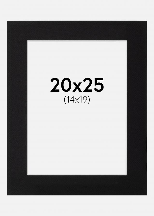 Galleri 1 Passe-partout Canson Zwart (Witte kern) 20x25 cm (14x19)