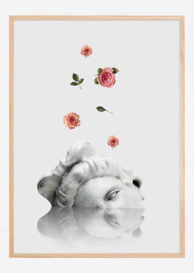 Bildverkstad Abstract art Drowning in Flowers Poster