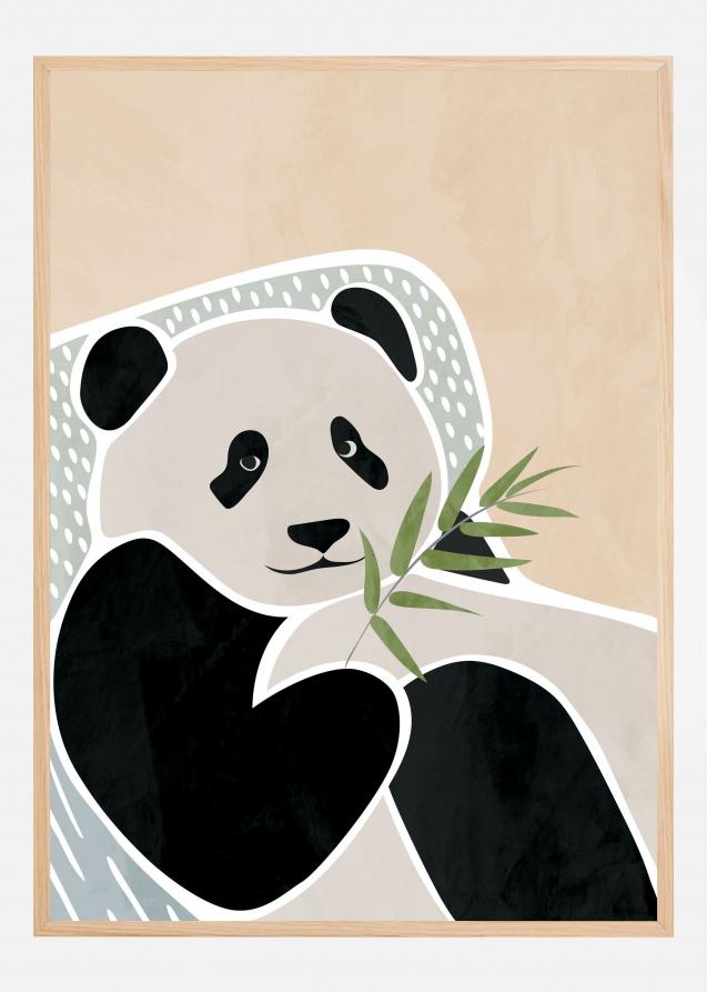 Bildverkstad Scandi Panda Poster