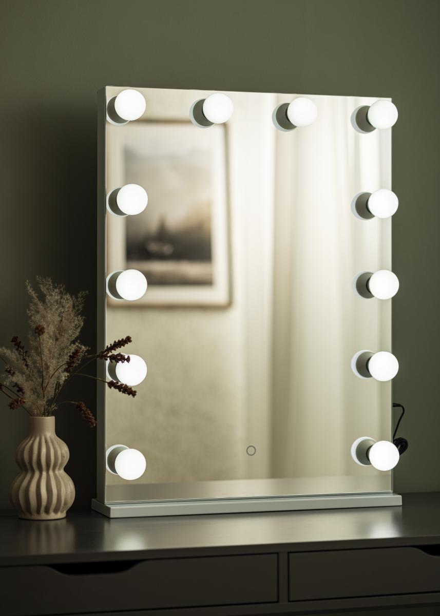KAILA Make-up spiegel Hollywood 14 Wit 60x80 cm