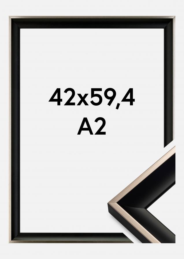 Galleri 1 Kader Öjaren Zwart-Zilver 42x59,4 cm (A2)