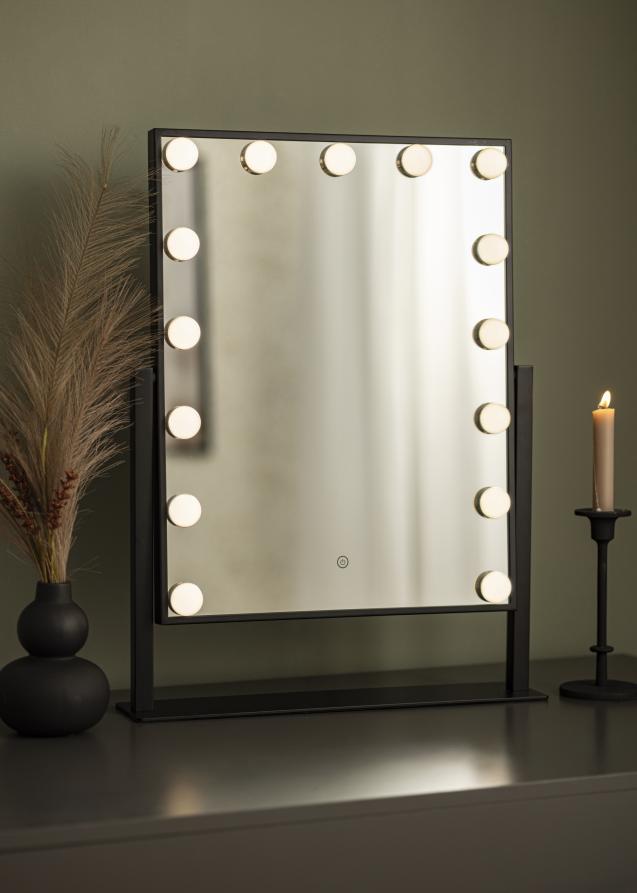 KAILA KAILA Make-up spiegel VI Zwart- 46x60 cm