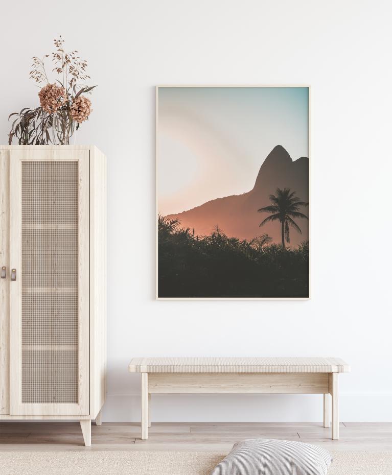 Bildverkstad Mountain Sunset Poster