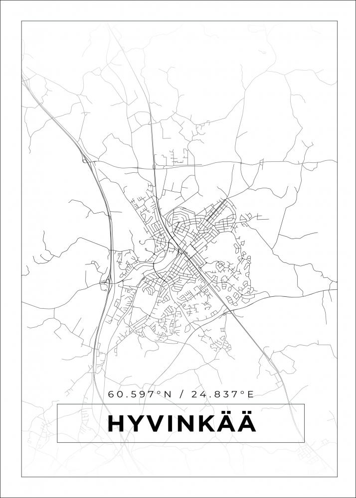 Bildverkstad Map - Hyvink - White Poster