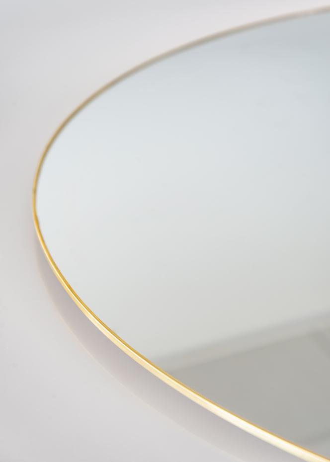 KAILA KAILA Round Mirror - Thin Brass 100 cm 