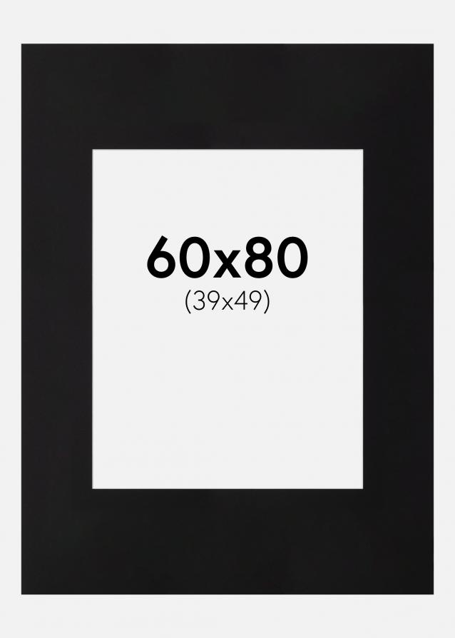 Galleri 1 Passe-partout XL Zwart Witte Kern) 60x80 cm (39x49)
