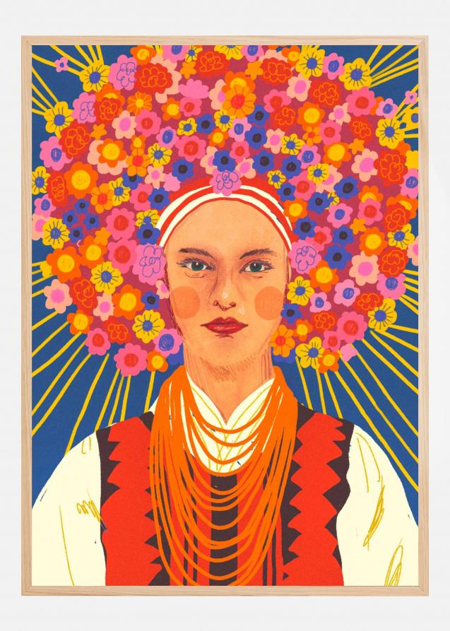Bildverkstad Ukrainian beauty Poster