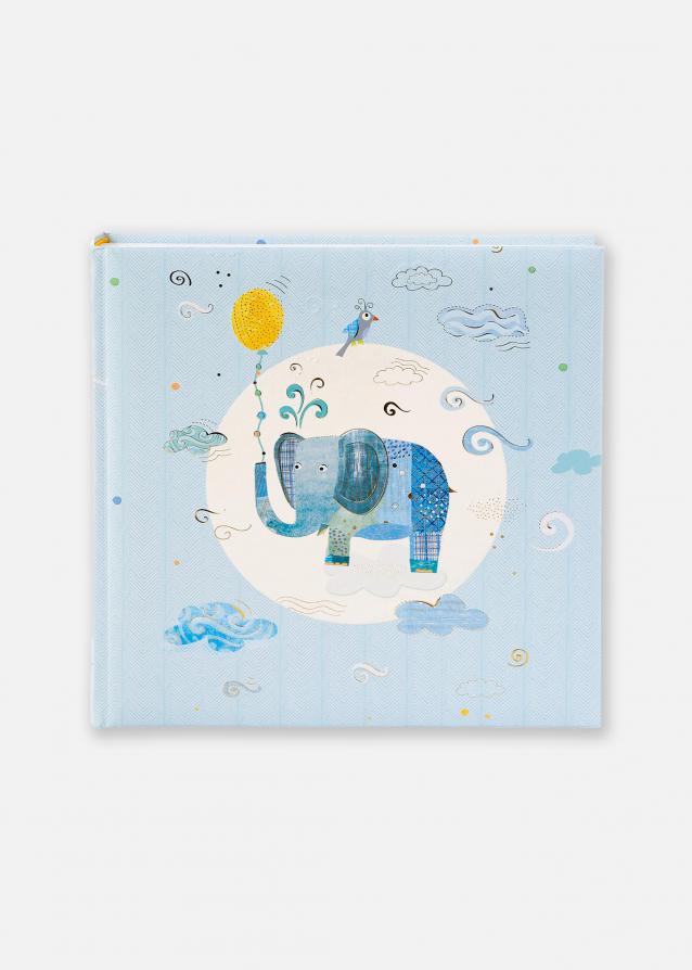 Goldbuch Blue Elephant Fotoalbum - 25x25 cm (60 Witte zijden / 30 bladen)