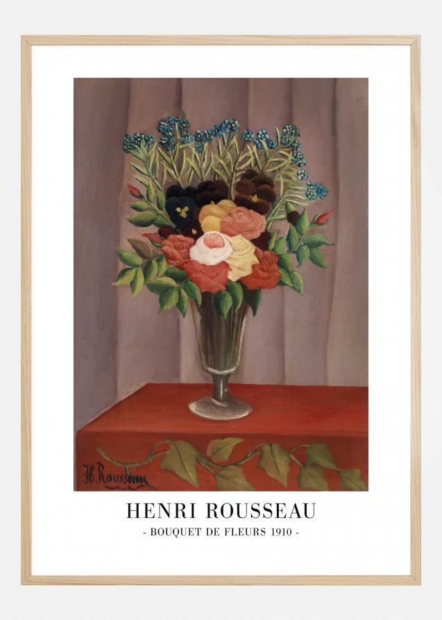 Bildverkstad Henri Rousseau - Bouquet De Fleurs 1910 Poster
