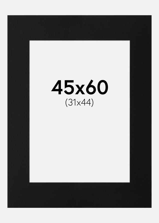 Artlink Passe-partout Zwart Standaard (Witte Kern) 45x60 cm (31x44)