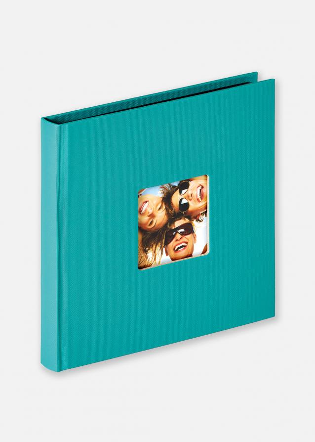 Walther Fun Album Turquoise - 18x18 cm (30 Zwarte zijden / 15 bladen)