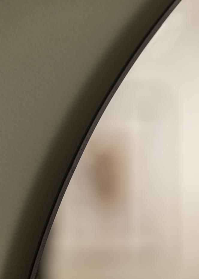 KAILA KAILA Round Mirror - Thin Black 80 cm 