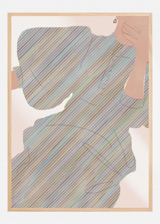 Bildverkstad Selfie In Stripe Poster