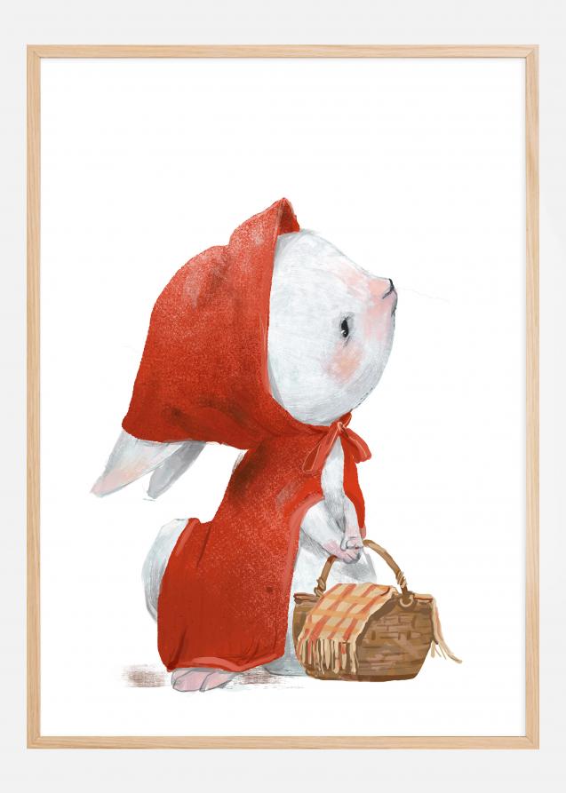 Bildverkstad Little Red Riding Rabbit Poster