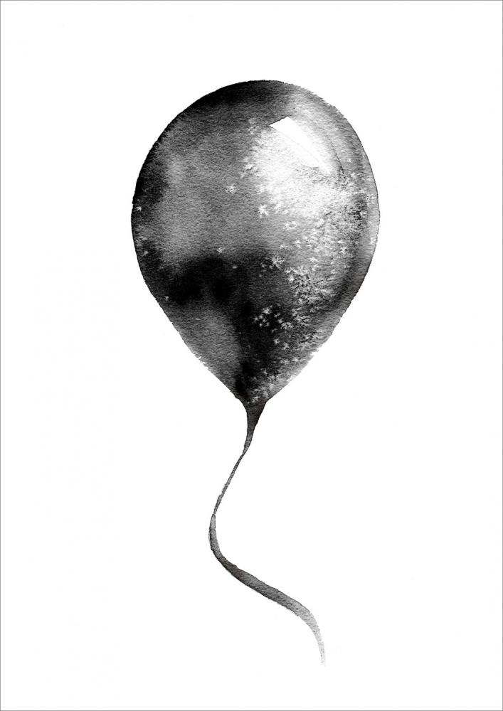 Magdaty Magdaty - Black Balloon Poster