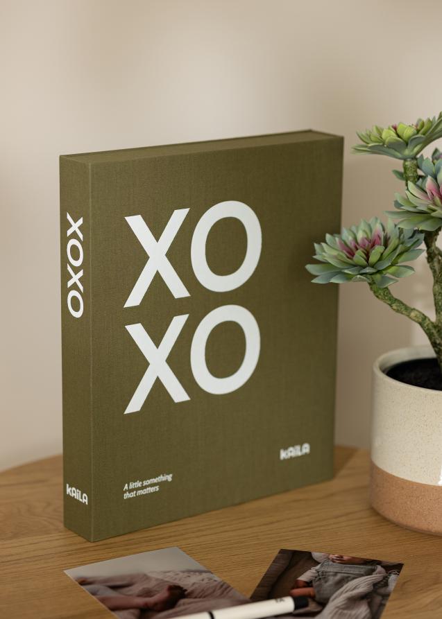 KAILA KAILA XOXO Olive - Coffee Table Photo Album (60 Zwarte zijden)