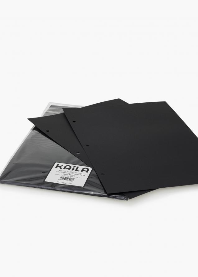 KAILA KAILA Album Sheets XL Zwart - 10-pack