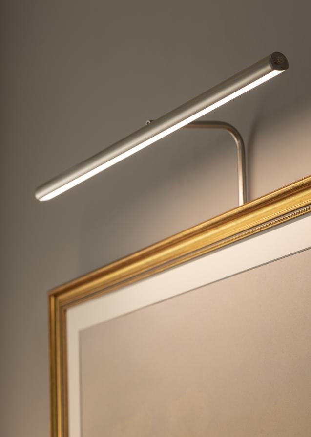 Texa Design Gallery LED 60 cm voor lijstbreedte +90 cm schilderijverlichting - Nikkel