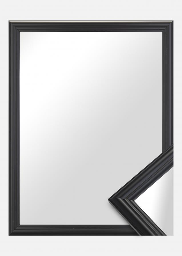 Spegelverkstad Spiegel Siljan Zwart - Eigen afmetingen