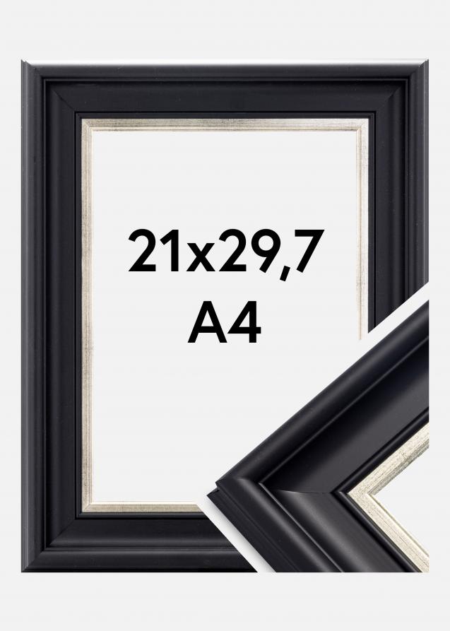 Galleri 1 Kader Dalarna Acrylglas Zwart-Zilver 21x29,7 cm (A4)
