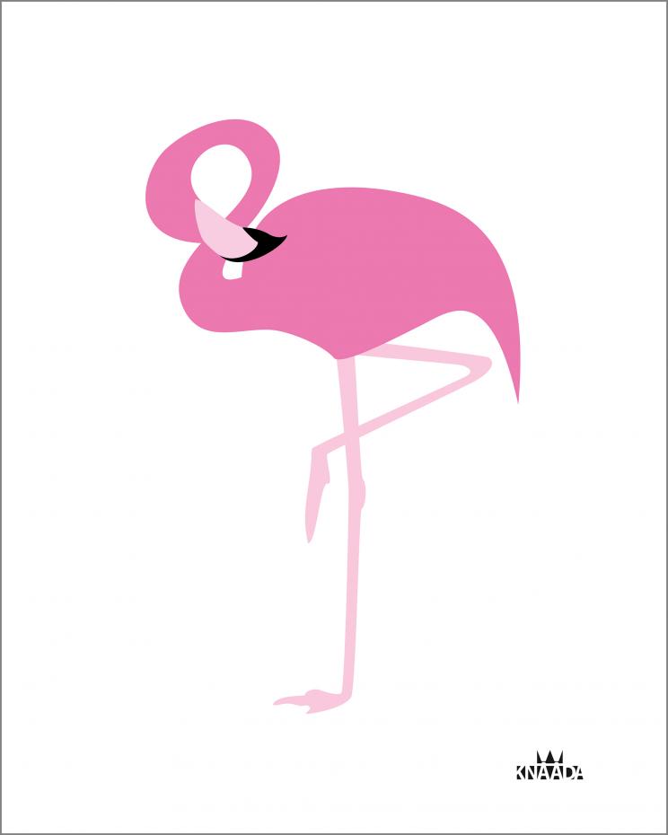 Knaada AB Knaada - Flamingo - 40x50 cm Poster