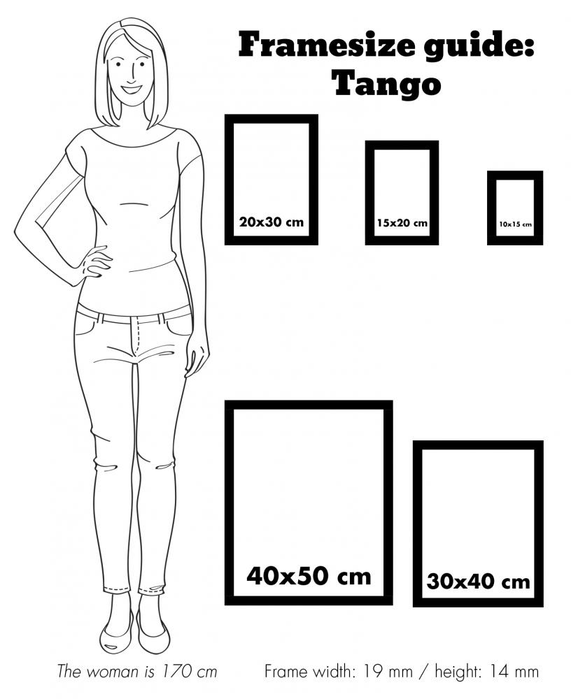 Focus Kader Tango Zwart 13x18 cm