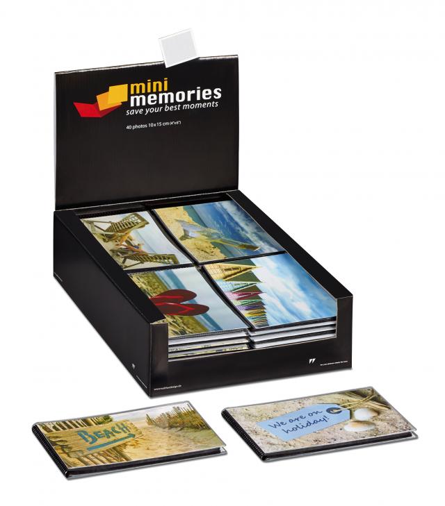 Walther Mini Memories Album Holiday 6 varianten - 40 Foto's van 10x15 cm - 36-pack