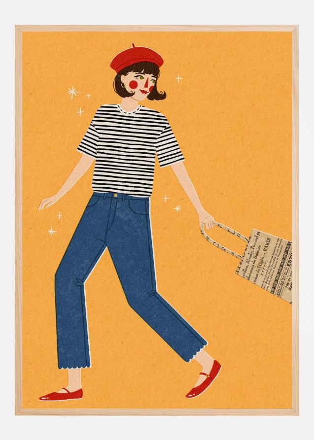 Bildverkstad French Girl Poster