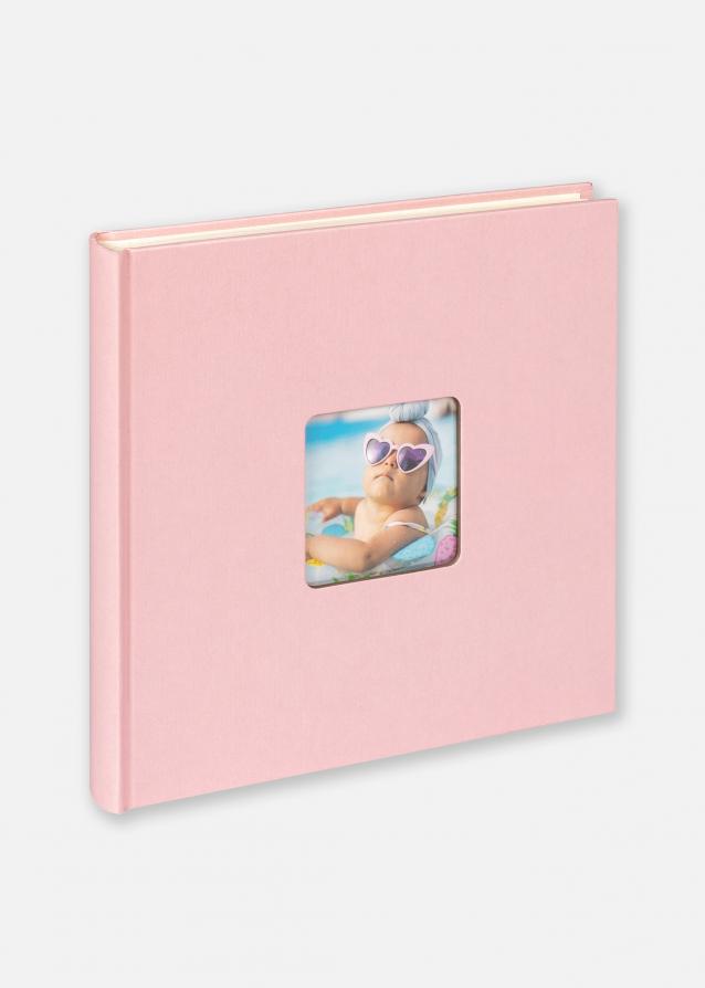 Walther Fun Babyalbum Roze - 26x25 cm (40 Witte zijden/20 bladen)