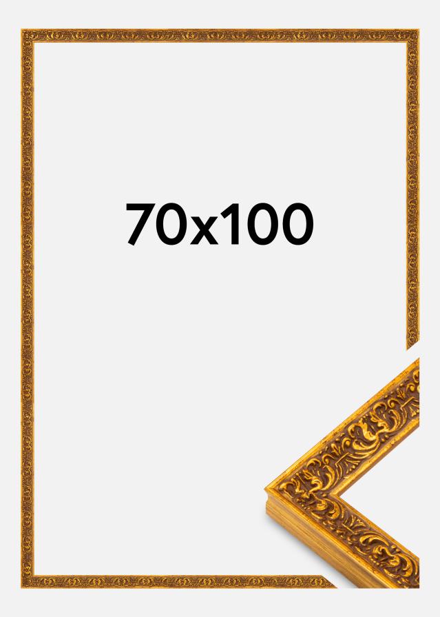 Jämtlands Ramfabrik Kader Amber Acrylglas Goud 70x100 cm
